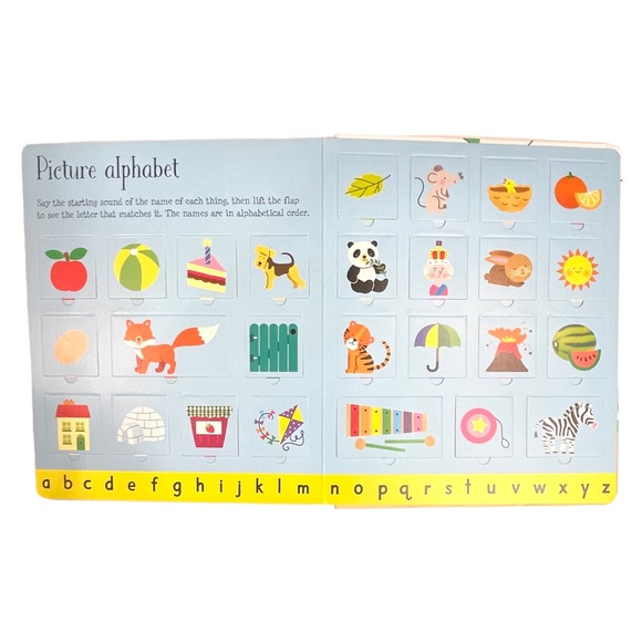 Usborne 2 Board Books (1) ABC Lift-the-Flap and (1) Alphabet Picture Book - Picture 7 of 12